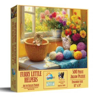 Sunsout Furry Little Helpers 500 Piece Jigsaw Puzzle For Adults