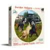 Sunsout Garden Helpers 500 Piece Jigsaw Puzzle For Adults Round In Multi