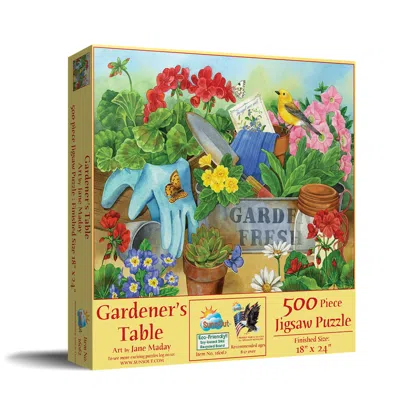 Sunsout Gardener's Table 500 Piece Jigsaw Puzzle For Adults In Multi