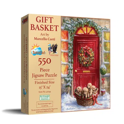 Sunsout Gift Basket 500 Piece Jigsaw Puzzle For Adults Christmas In Multi