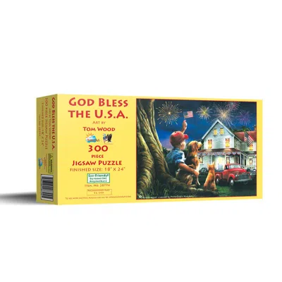 Sunsout God Bless The Usa 300 Piece Jigsaw Puzzle For Adults Fourth Of July In Multi