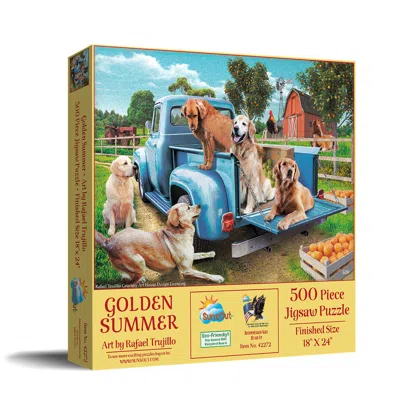 Sunsout Golden Summer 500 Piece Jigsaw Puzzle For Adults In Yellow