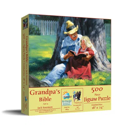 Sunsout Grandpa's Bible 500 Piece Jigsaw Puzzle For Adults In Multi