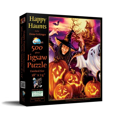 Sunsout Happy Haunts 500 Piece Jigsaw Puzzle For Adults Halloween In Multi