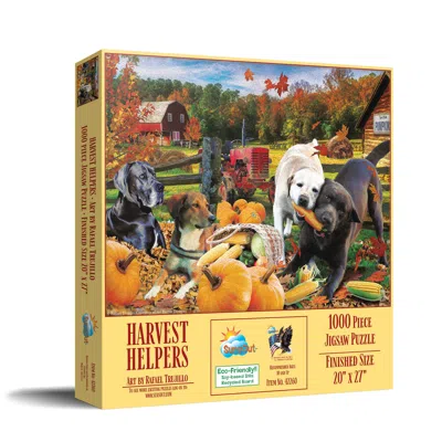 Sunsout Harvest Helpers 1000 Piece Jigsaw Puzzle For Adults Thanksgiving In Multi