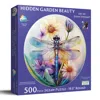 Sunsout Hidden Garden Beauty 500 Piece Jigsaw Puzzle For Adults Round In Blue
