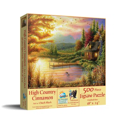 Sunsout High-country Cinnamon 500 Piece Jigsaw Puzzle For Adults In Multi