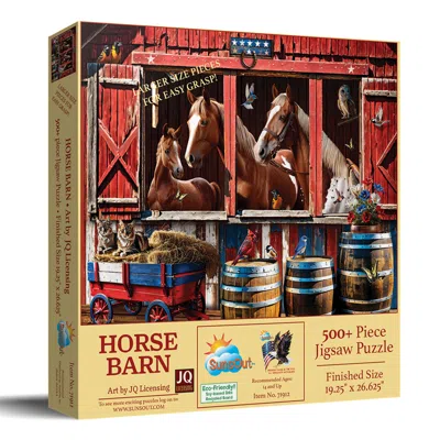 Sunsout Horse Barn 500 Piece Jigsaw Puzzle For Adults Large Pieces In Multi