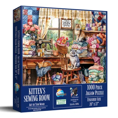 Sunsout Kittens Sewing Room 1000 Piece Jigsaw Puzzle For Adults In Multi