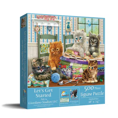 Sunsout Let's Get Started 500 Piece Jigsaw Puzzle For Adults In Multi