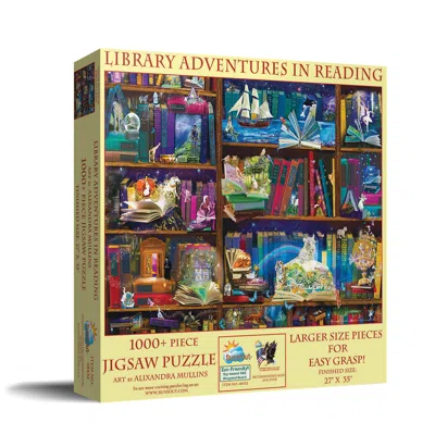 Sunsout Library Adventures In Reading 1000 Piece Jigsaw Puzzle For Adults Large Pieces In Multi