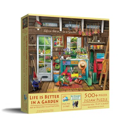 Sunsout Life Is Better In A Garden 500 Piece Jigsaw Puzzle For Adults Large Pieces In Multi