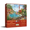 Sunsout Lighthouse And Sailing Boat 550 Piece Jigsaw Puzzle For Adults In Multi