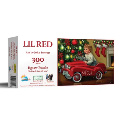 Sunsout Lil Red 300 Piece Jigsaw Puzzle For Adults Christmas