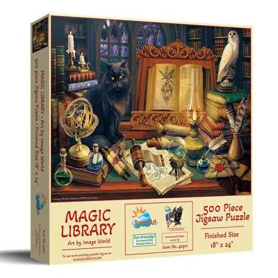 Sunsout Magic Library 500 Piece Jigsaw Puzzle For Adults In Multi