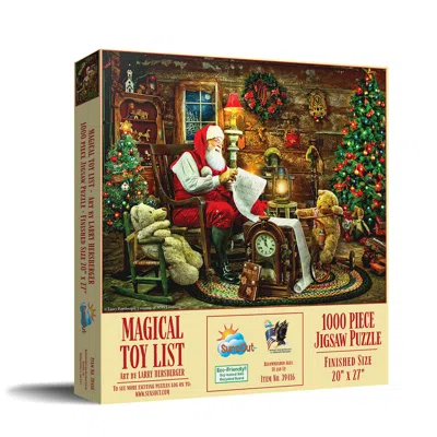 Sunsout Magical Toy List 1000 Piece Jigsaw Puzzle For Adults Christmas In Multi