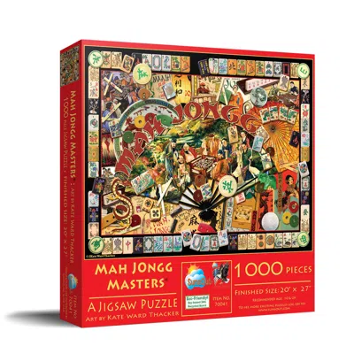 SUNSOUT MAH JONGG MASTERS 1000 PIECE JIGSAW PUZZLE FOR ADULTS