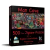 Sunsout Man Cave 500 Piece Jigsaw Puzzle For Adults In Black