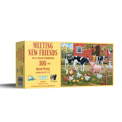 Sunsout Meeting New Friends 300 Piece Jigsaw Puzzle For Adults In Multi