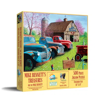 Sunsout Mike Bennett's Treasures 500 Piece Jigsaw Puzzle For Adults In Yellow