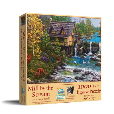 Sunsout Mill By The Stream 1000 Piece Jigsaw Puzzle For Adults In Multi