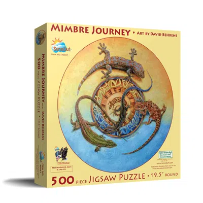 Sunsout Mimbre Journey 500 Piece Jigsaw Puzzle For Adults Round In Multi