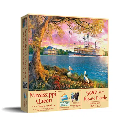Sunsout Mississippi Queen 500 Piece Jigsaw Puzzle For Adults In Neutral
