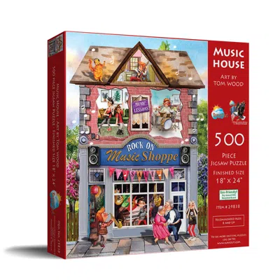 Sunsout Music House 500 Piece Jigsaw Puzzle For Adults In Multi