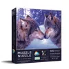 Sunsout Muzzle Nuzzle 500 Piece Jigsaw Puzzle For Adults In Black