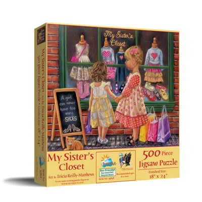 Sunsout My Sister's Closet 500 Piece Jigsaw Puzzle For Adults In Multi