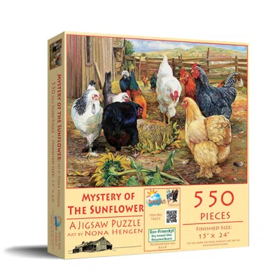 Sunsout Mystery Of The Sunflower 550 Piece Jigsaw Puzzle For Adults In Multi