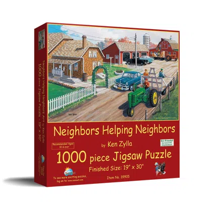 Sunsout Neighbors Helping Neighbors 1000 Piece Jigsaw Puzzle For Adults In Multi