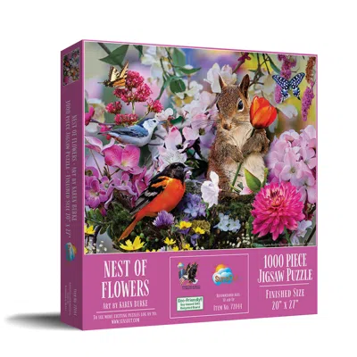 Sunsout Nest Of Flowers 1000 Piece Jigsaw Puzzle For Adults In Pink