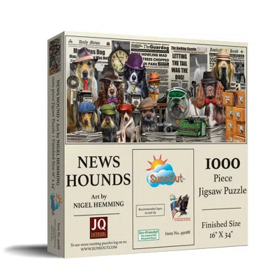 Sunsout Newshounds 1000 Piece Jigsaw Puzzle For Adults In Multi