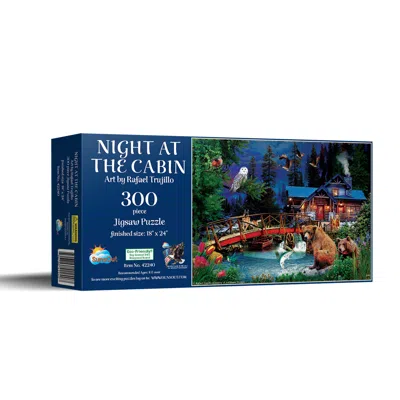 Sunsout Night At The Cabin 300 Piece Jigsaw Puzzle For Adults In Multi