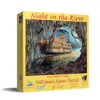 Sunsout Night On The River 1000 Piece Jigsaw Puzzle For Adults In Yellow