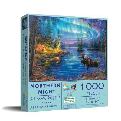 Sunsout Northern Night 1000 Piece Jigsaw Puzzle For Adults In Blue