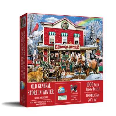 Sunsout Old General Store Winter 1000 Piece Jigsaw Puzzle For Adults In Multi
