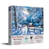 Sunsout On A Snowy Morning 500 Piece Jigsaw Puzzle For Adults In White