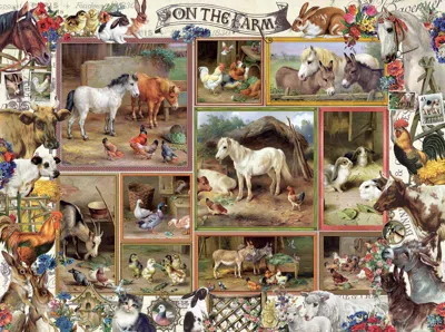 Sunsout On The Farm 300 Piece Jigsaw Puzzle For Adults In Multi