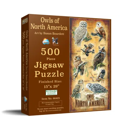 Sunsout Owls Of North America 500 Piece Jigsaw Puzzle For Adults In Multi