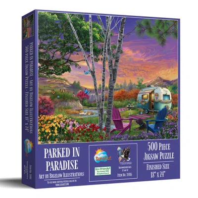 Sunsout Parked In Paradise 500 Piece Jigsaw Puzzle For Adults In Multi