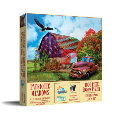 Sunsout Patriotic Meadows 1000 Piece Jigsaw Puzzle For Adults Fourth Of July In Multi