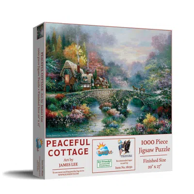 Sunsout Peaceful Cottage 1000 Piece Jigsaw Puzzle For Adults
