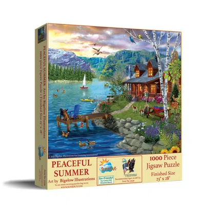 Sunsout Peaceful Summer 1000 Piece Jigsaw Puzzle For Adults In Multi