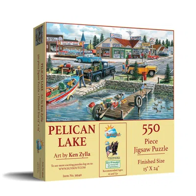 Sunsout Pelican Lake 550 Piece Jigsaw Puzzle For Adults In Multi