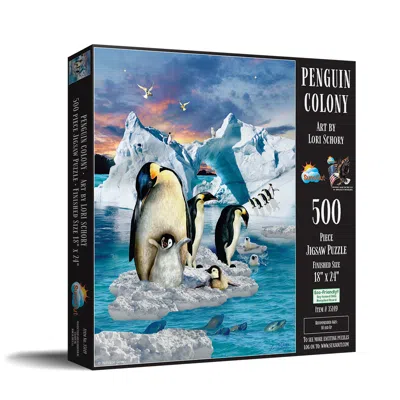 Sunsout Penguin Colony 500 Piece Jigsaw Puzzle For Adults In Multi