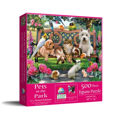 Sunsout Pets In The Park 500 Piece Jigsaw Puzzle For Adults In Multi