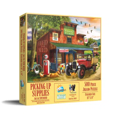 Sunsout Picking Up Supplies 500 Piece Jigsaw Puzzle For Adults In Multi