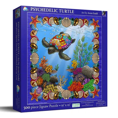 Sunsout Psychedelic Turtle 500 Piece Jigsaw Puzzle For Adults In Multi